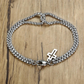 Rolo Chain Bracelet with Cross Charm