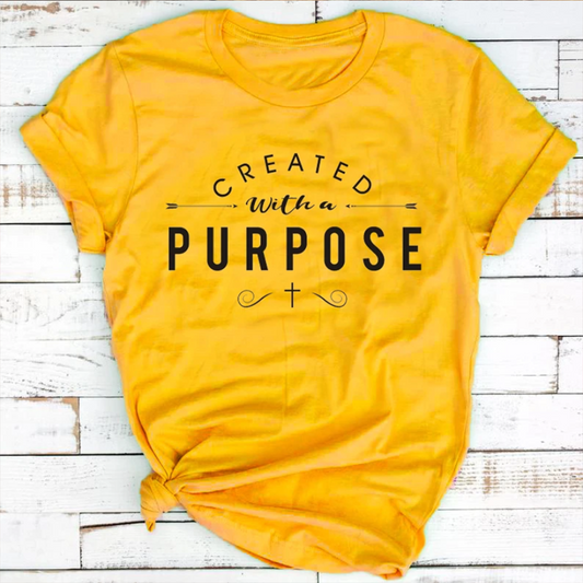 Created With A Purpose Women's Tee