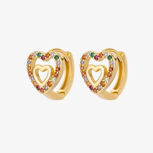 Seven Days Heart Earrings