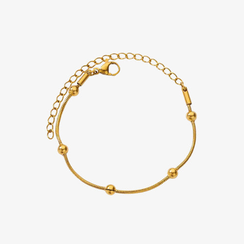 Gold Bead Bracelet