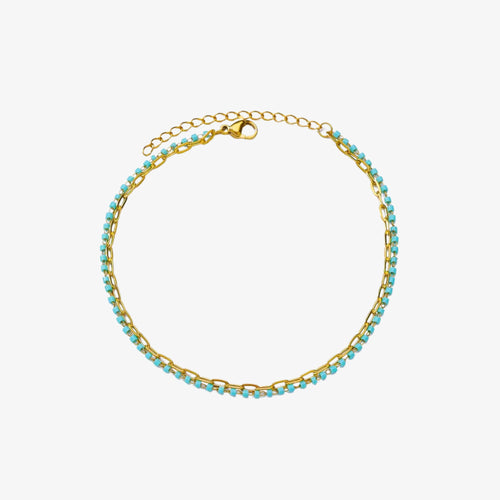 Ocean Bead Anklet