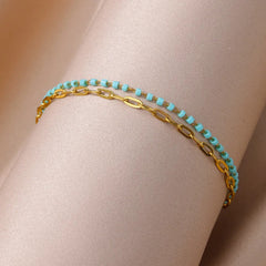 Ocean Bead Anklet