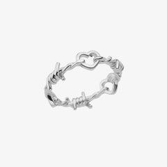 Heart Crown of Thorns Ring