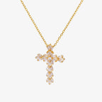 Crystal Cross Diamond Necklace